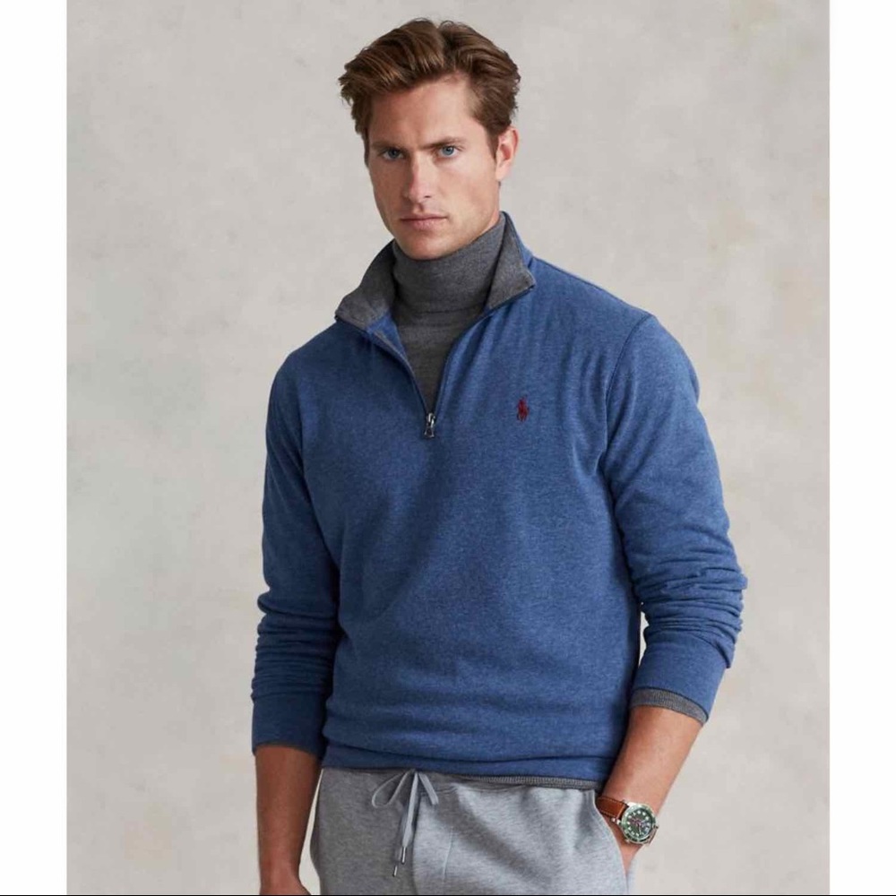 NWT Polo Ralph Lauren Jersey Quarter-Zip Size XL